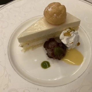 試食時のケーキ