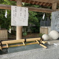 東郷神社、手水舎