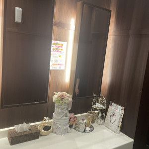 化粧室　化粧直しスペース　アメニティ|658199さんのザ・ロイヤルクラシック福岡の写真(1811851)