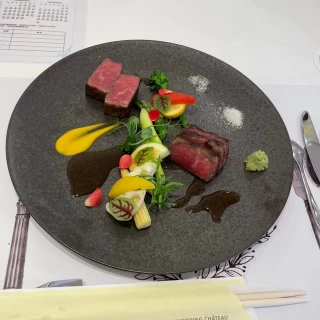 試食のメイン料理（お肉）