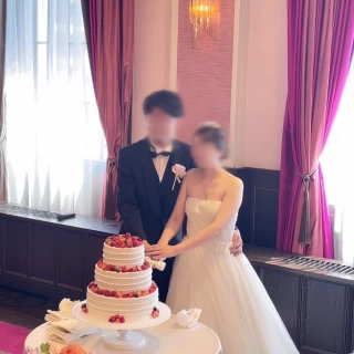 ウエディングケーキ、テーブル装飾(装飾は選べます)
