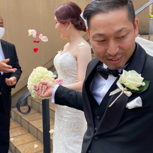 フラワーシャワー|658271さんのSt. ヴァレンタイン福山/FIVESTAR WEDDINGの写真(1776550)