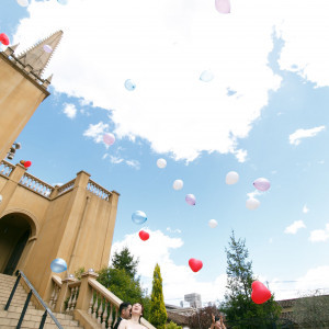 バルーンリリース|658271さんのSt. ヴァレンタイン福山/FIVESTAR WEDDINGの写真(1794062)