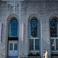 外観での前撮り