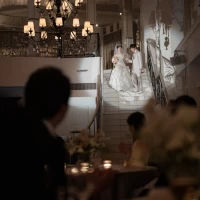 披露宴の階段入場