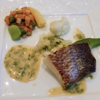 魚料理。