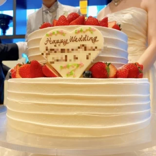 ウエディングケーキ。