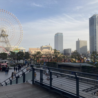 遠くから見た建物