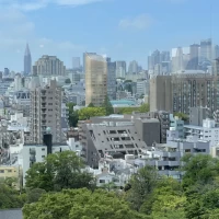 10階の披露宴会場からの景色