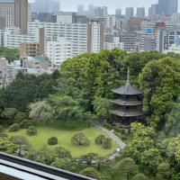 披露宴会場の窓からの景色