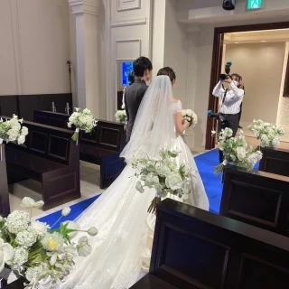 挙式退場