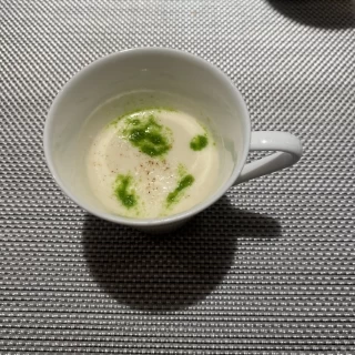 試食のスープです。