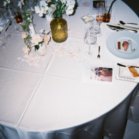 披露宴会場の各テーブルの写真です。