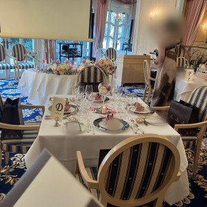 ゲストテーブル（4名）|659279さんのグランドプリンスホテル高輪 貴賓館の写真(2050722)