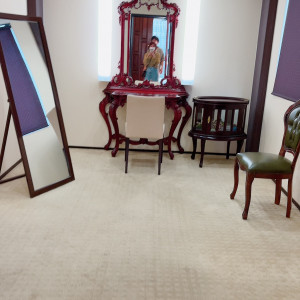 鏡もオシャレで、準備の時の気分も一味違った。お姫様気分。|659519さんのマリエールオークパイン延岡の写真(1787937)