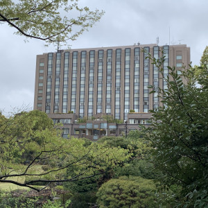 大隈庭園から見たリーガロイヤルホテル東京|659574さんのリーガロイヤルホテル東京の写真(1785929)