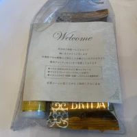 コロナ禍だったので除菌セットを頂きました