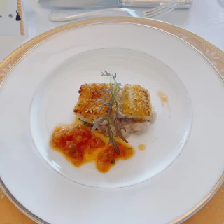 お魚はスズキにしました