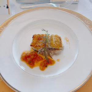お魚はスズキにしました|659701さんのプリティチャペル舞浜（ホテルオークラ東京ベイ内）の写真(1787065)