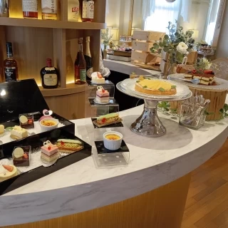 ゲスト控室兼デザートビュッフェ会場