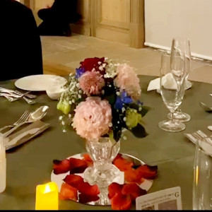 ゲストテーブル装花|659729さんのネオス・ミラベルの写真(1844608)