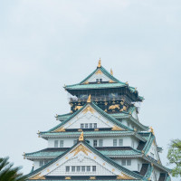 ガーデンから見える大阪城は圧巻でした！