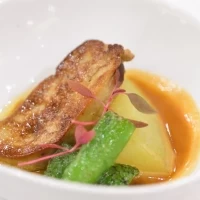 大根とフォアグラのお料理