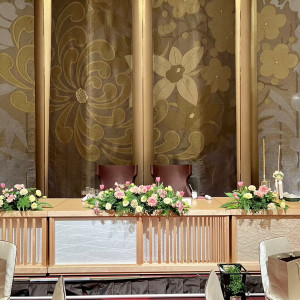 高砂装花、全貌|660147さんのホテルオークラ福岡の写真(2093909)