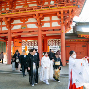 参進 楼門の前|660226さんの武蔵一宮氷川神社の写真(1792109)