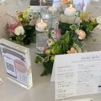 テーブル装花