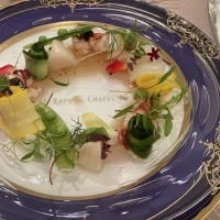 花冠の前菜が可愛かったです。