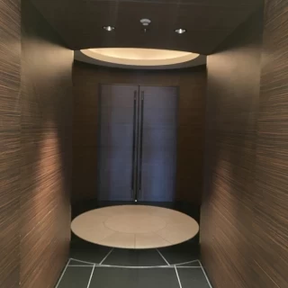 チャペル入場直前のエリア