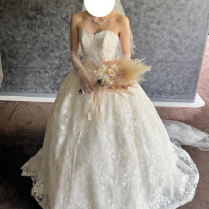 挙式時のウェディングドレスです。|660383さんのグランシャリオの写真(1794928)