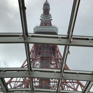 チャペル天窓から見える東京タワー