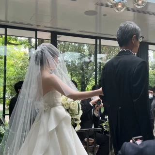 バージンロードの幅がちょうど良く、いい写真が沢山撮れました