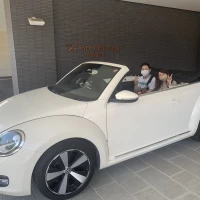 オープンカーに乗れます