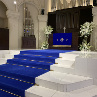 挙式会場の階段