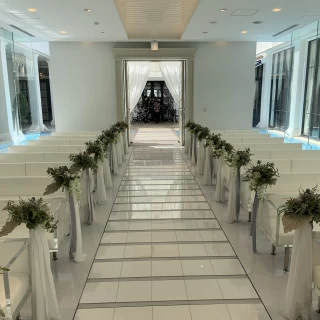 チャペル出口風景