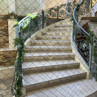コッツウォルズの庭の階段