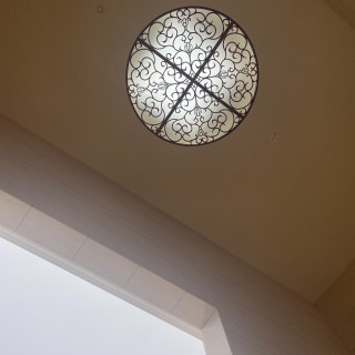 チャペルの外の天井