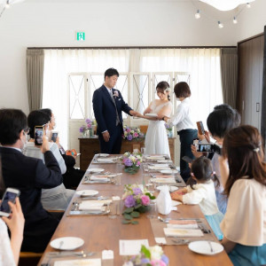 人前式(指輪の交換)|661206さんのルルぺパン（営業終了）の写真(1798936)