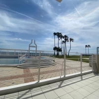 披露宴会場から庭の景色