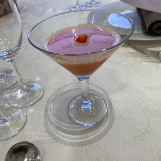 ノンアルコールカクテルを目の前で作ってくださいました