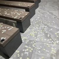 フラワーシャワーが綺麗でした。