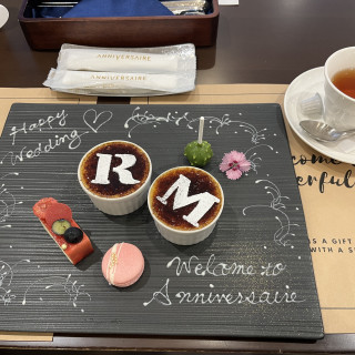 サプライズプレート頂きました。