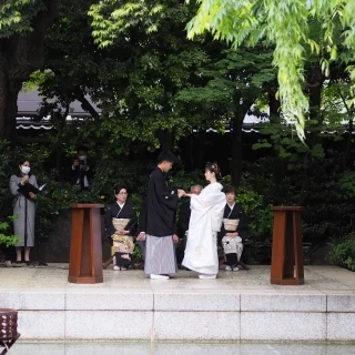 石舞台での挙式