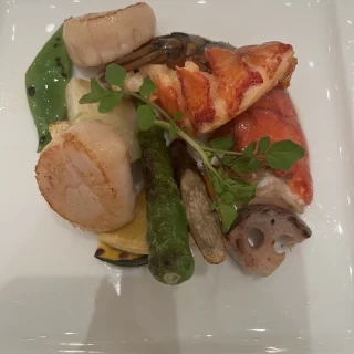 お野菜もとてもおいしかった。