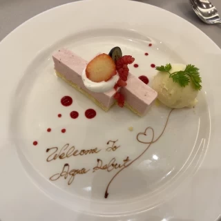 試食会のデザート
