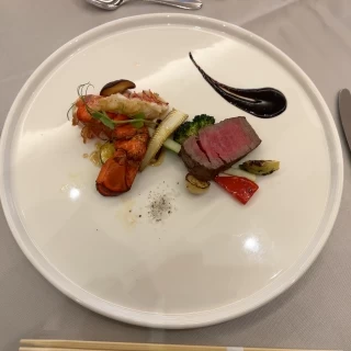 試食会のお肉、お魚料理
（試食会なので、ワンプレート）