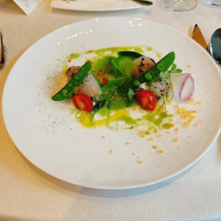 野菜と魚料理です